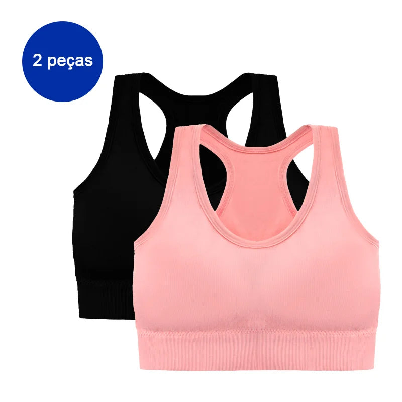 COMPRE 1 LEVE 2 | Sutiã Top Feminino Modela e Levanta