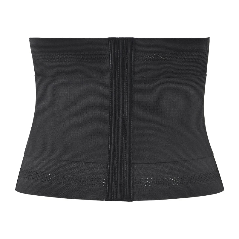 Cinta Shapewear Preta Leve E Transpirável Reduz Barriga Suporte Médio Para Vestir Sob Roupas