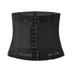 Cinta Shapewear Preta Leve E Transpirável Reduz Barriga Suporte Médio Para Vestir Sob Roupas