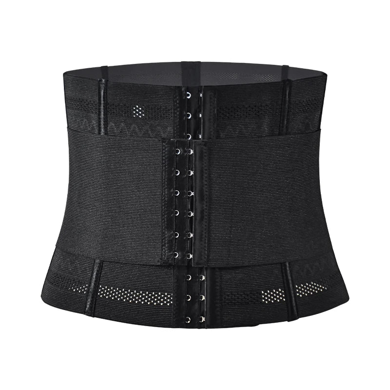 Cinta Shapewear Preta Leve E Transpirável Reduz Barriga Suporte Médio Para Vestir Sob Roupas