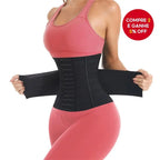 Cinta Shapewear Preta Leve E Transpirável Reduz Barriga Suporte Médio Para Vestir Sob Roupas
